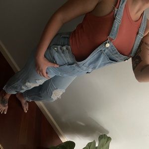 Cutest jean overalls!!